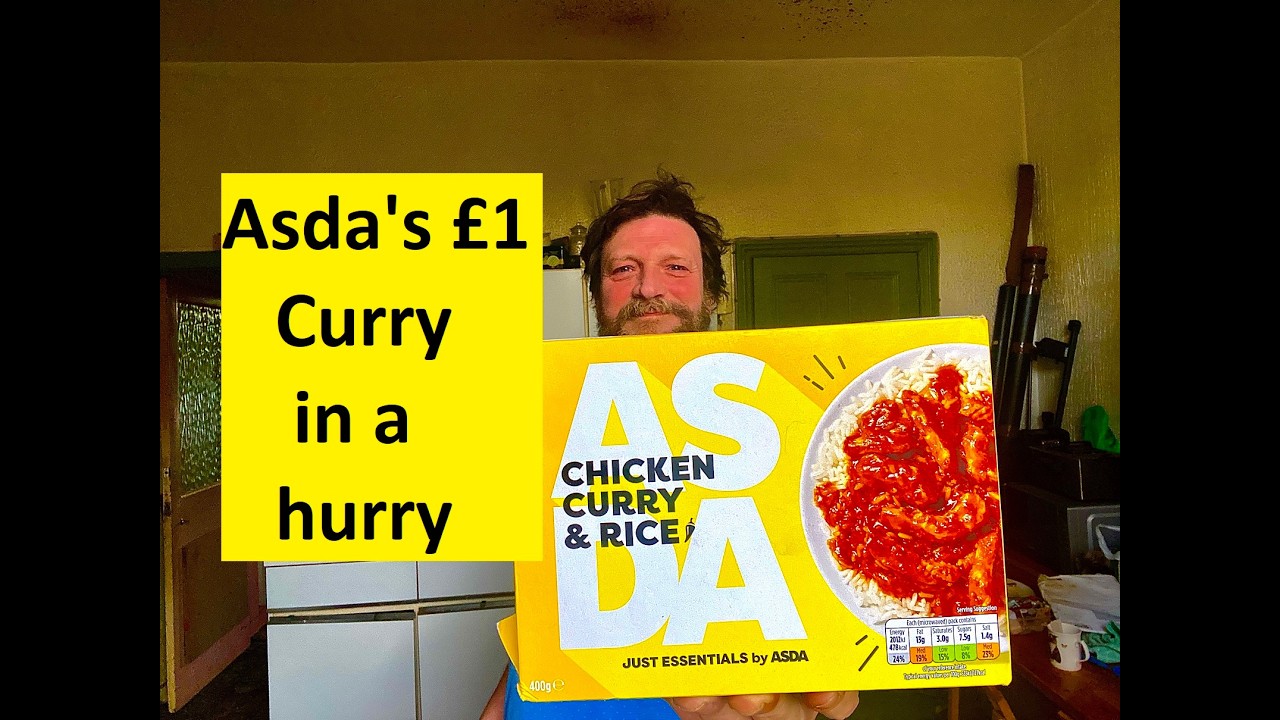 Asda just essentials &pound;1 (!! ) chicken curry WITH RICE review