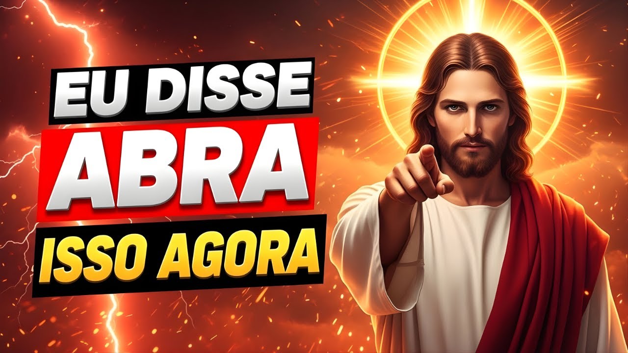 PARE AGORA: Deus tem um recado urgente pra você hoje | Mensagem divina especial de hoje AGORA!!