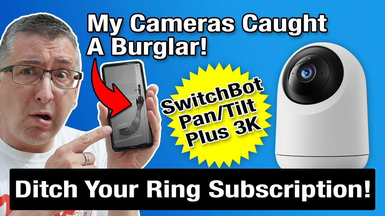 My cameras caught a burglar! SwitchBot Pan/Tilt Cam Plus 3K (Ditch Your Ring Subscription)