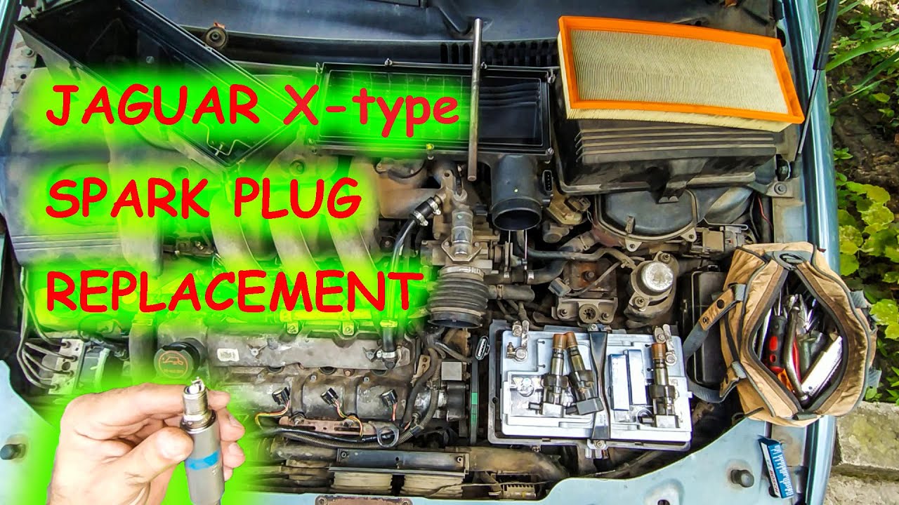 Замена свечей зажигания Jaguar X-type (часть 1)