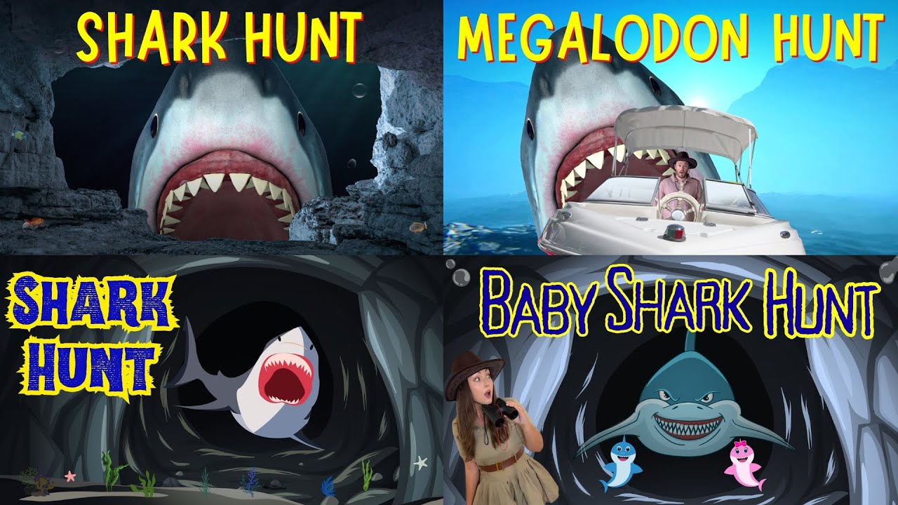 We&rsquo;re Going on a Bear Hunt Compilation | Shark Hunt | Nursery Rhymes | Videos for Children