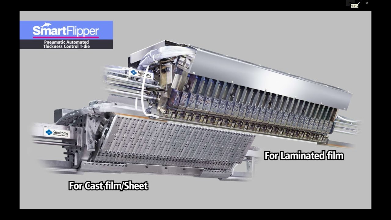 Smart Flipper -- The automated thickness control T-die