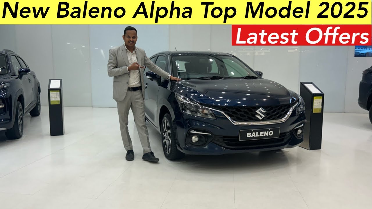 New Maruti Baleno Alpha top Model 2025 l Price-Review! Offers🔥 l #maruticars 