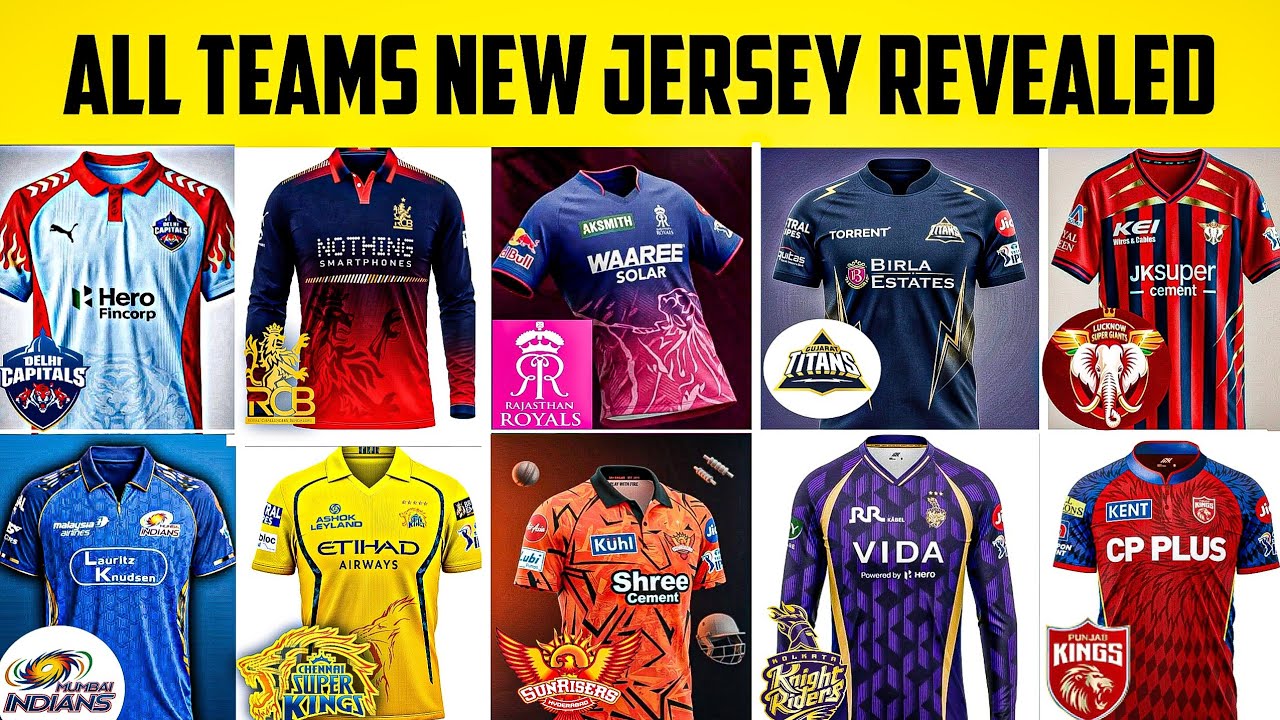 IPL 2026 Jerseys OUT! Every Team&rsquo;s New Look Explained 🔥 (Full Breakdown)| Best to Worst Ranking!