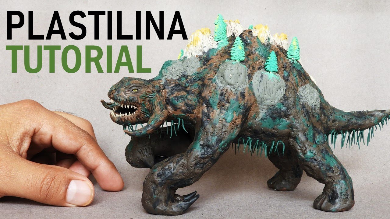 Como hacer a METHUSELAH (GODZILLA King of the monsters) de Plastilina paso a paso
