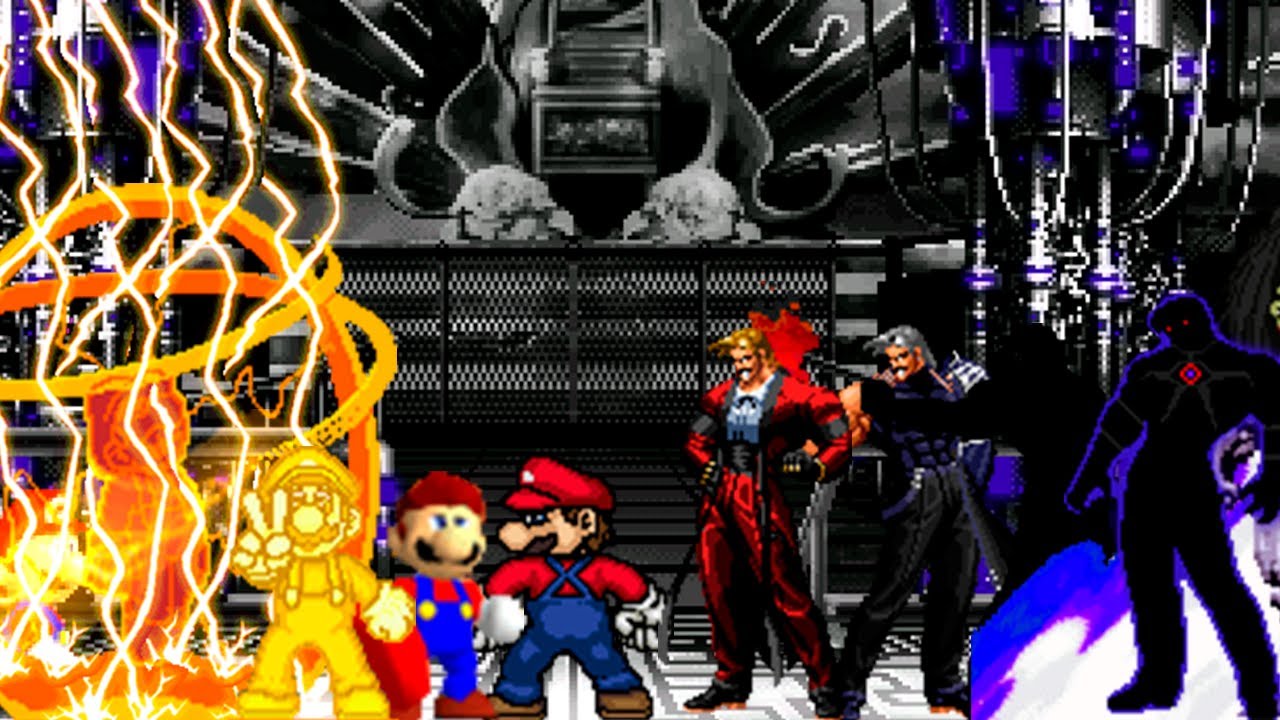 [KOF MUGEN] Super Mario Team VS Rugal Team