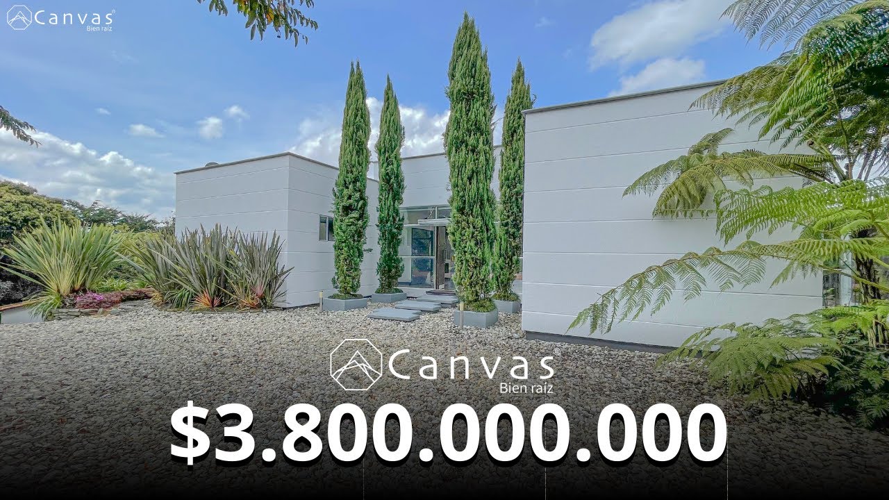 😱LUJO ES LO QUE TIENE ESTA MANSIÓN - LA CEJA / ANTIOQUIA $3.800.000.000 ( Canvas Raíz )