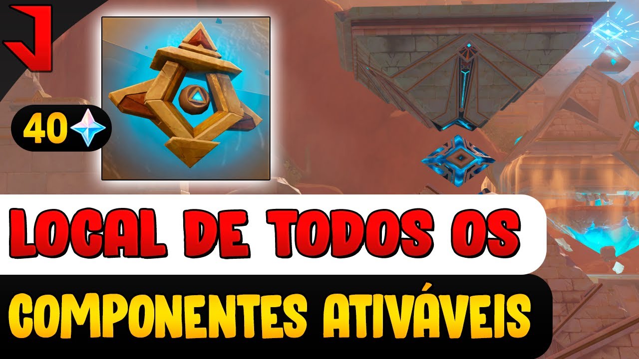 TODOS OS COMPONENTES ATIVÁVEIS + CONQUISTA SECRETA 