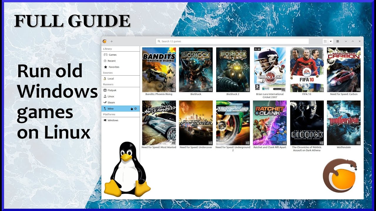 Как играть в старые игры для Windows на Linux (руководство) - Настройка Lutris