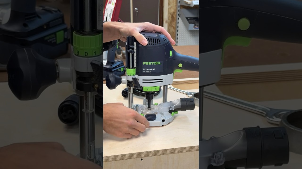 In love with the OF1400 from Festool😍💚#festool #powertools