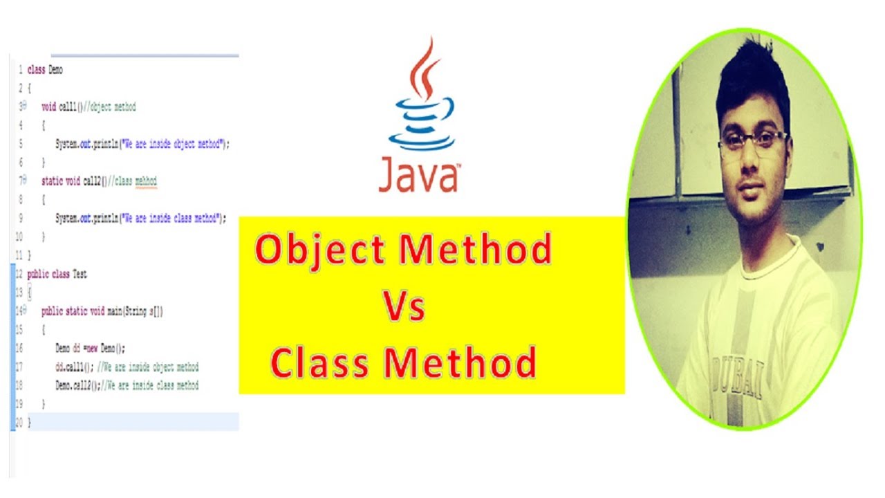 Class Method VS Object Method In Java | How To Call Methods Explained | Java Technocrat [Hindi]