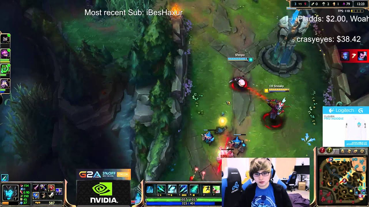 Sneaky duo Meteos vs LOD - Kalista vs Jinx Bot - League of Legends Full Game