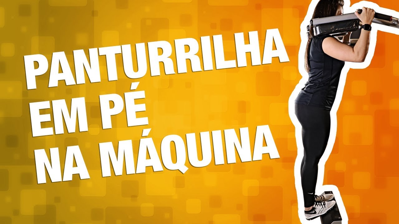 Panturrilha em pé na máquina
