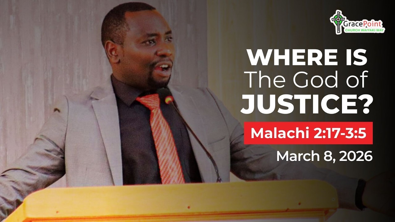 Where is the God of Justice | Pst Peter Kamau.