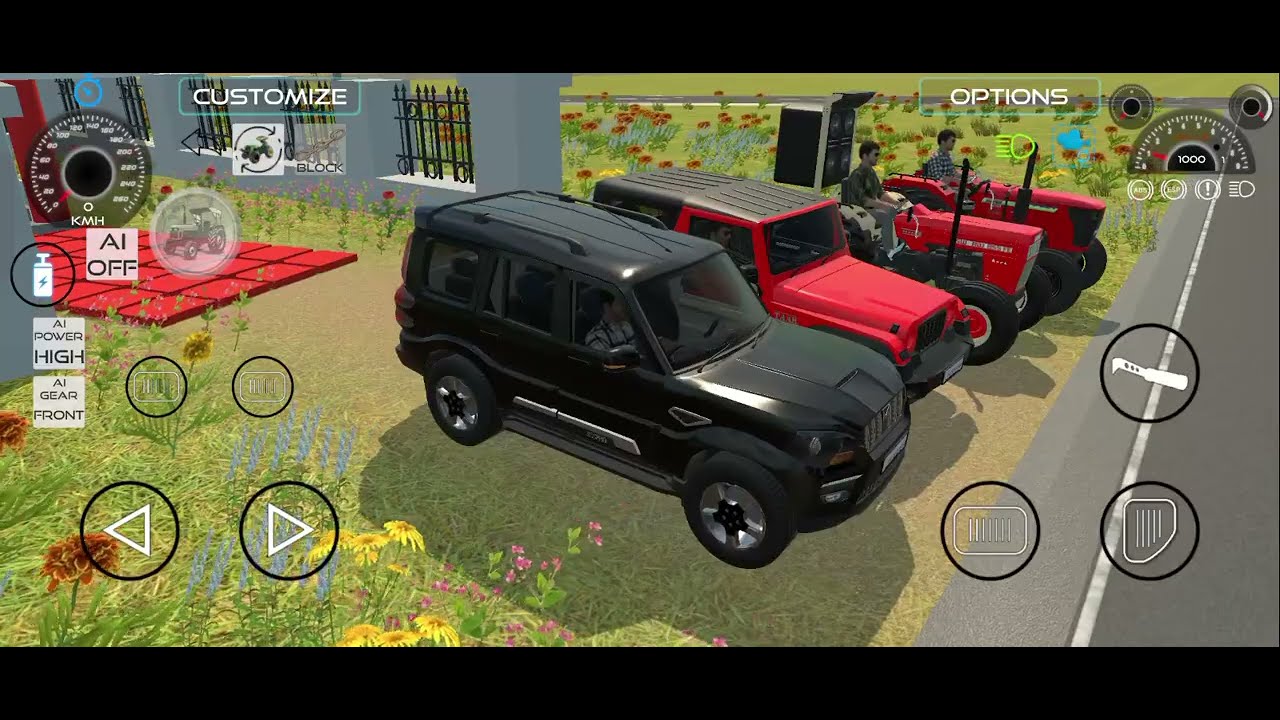 थार वाला गेमिंग विडियो 2026 ko #mahaindra vs #mahaindra#scorpio gadi wala geming video#games #thar  