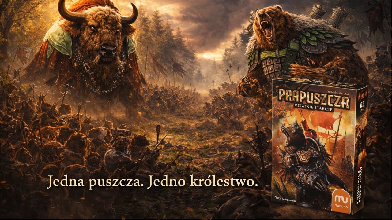 Prapuszcza: Ostatnie Starcie – nadchodzi wojna w puszczy |Trailer Gry Planszowej