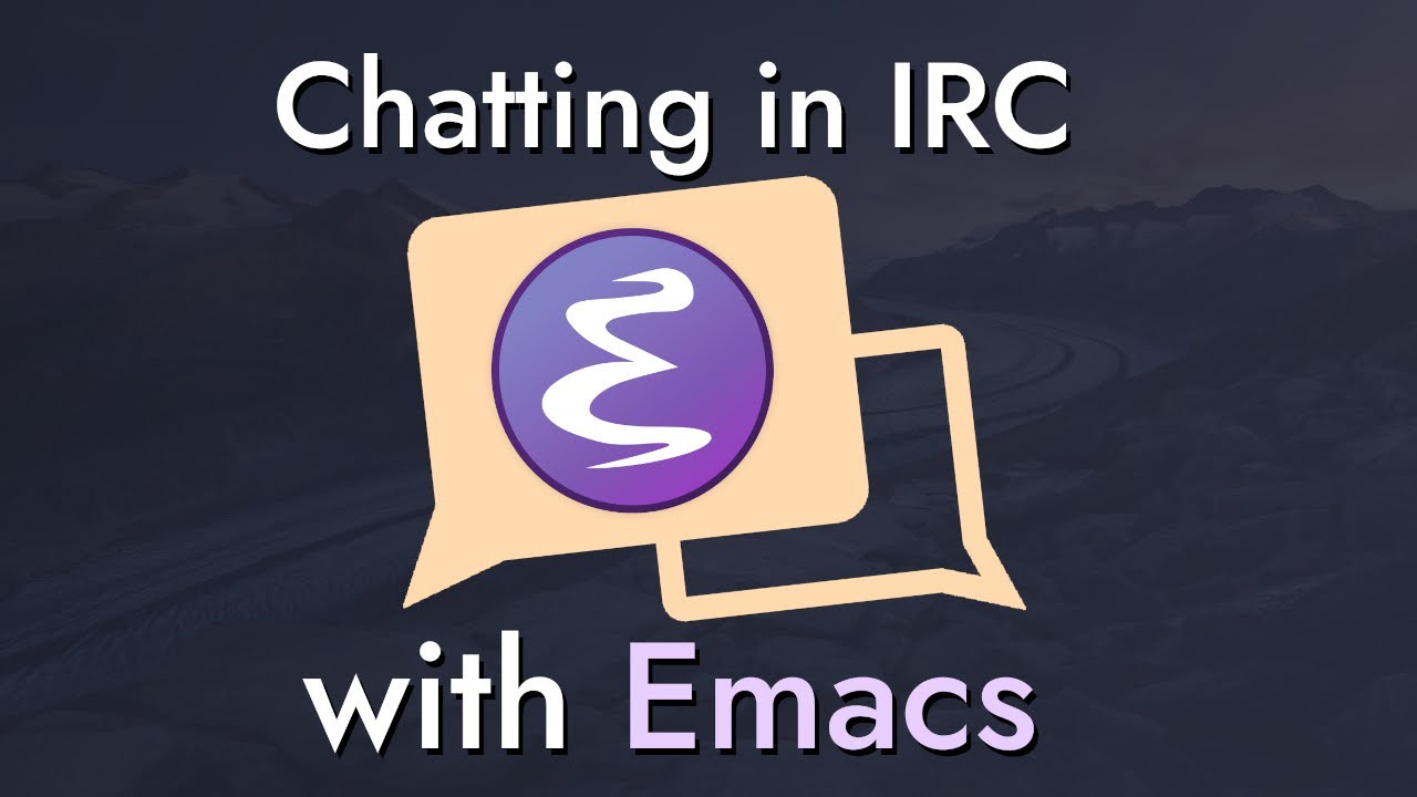 Chat Like the 90's in Emacs with ERC