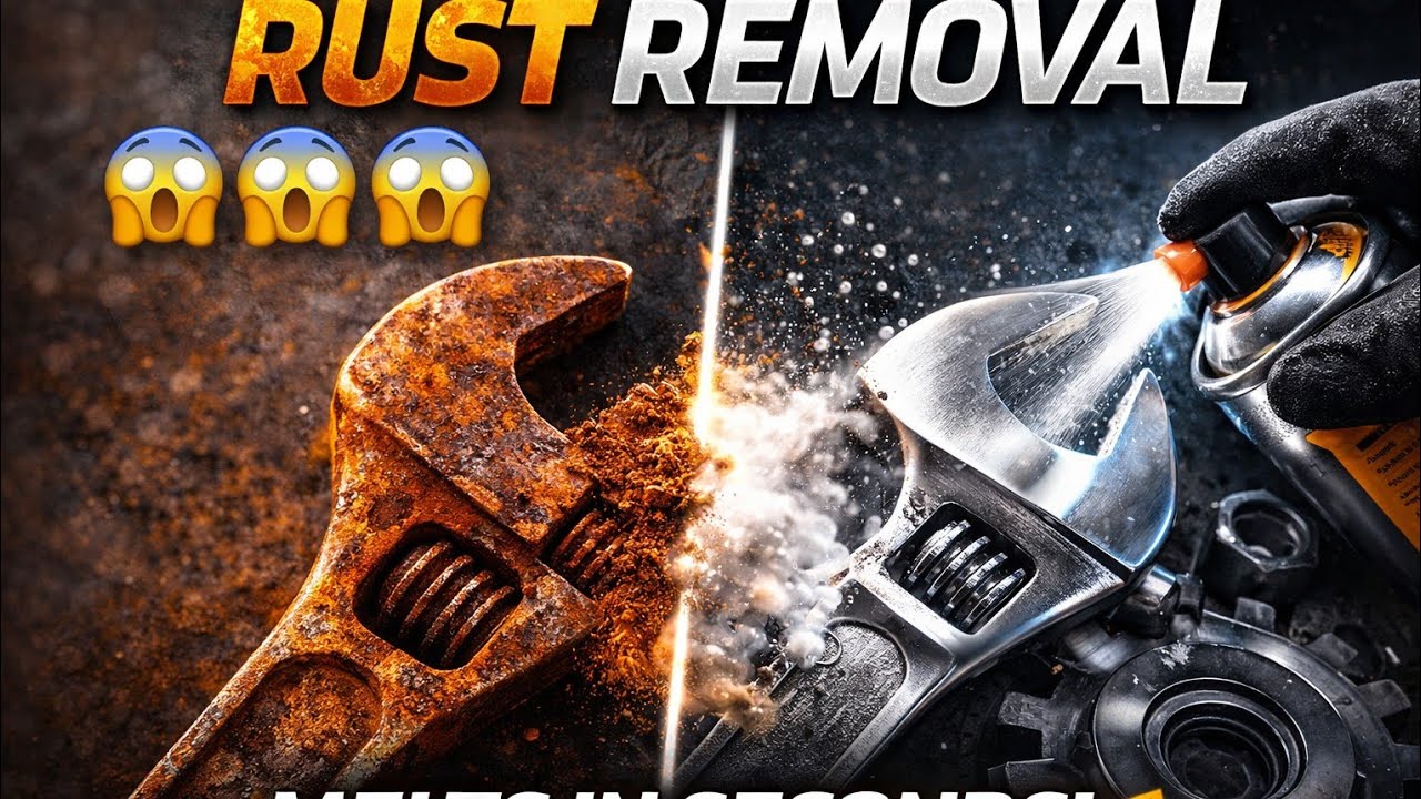 Rust Removed Instantly - Watch RUST disappears 😱
