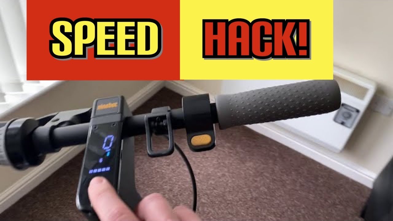 How to HACK Ninebot Max speed!
