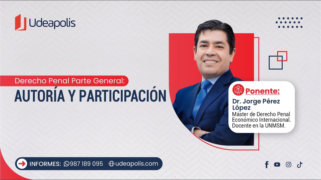 Autoría y Participación | Jorge Adalberto Pérez López