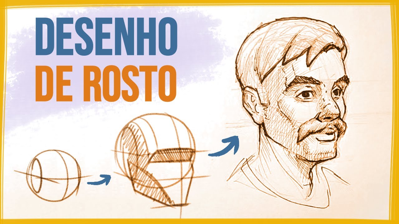 Como Desenhar um Rosto em Etapas Simples