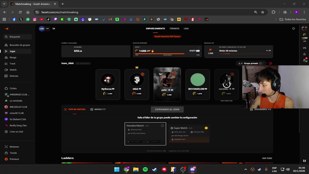 FACEIT TRYHARD | en vivo también por twitch.tv/pppatricio