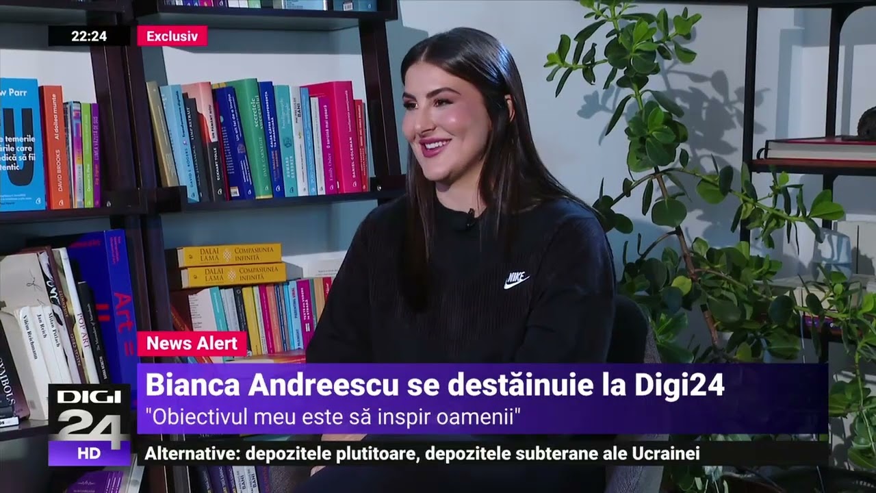 Bianca Andreescu, interviu pentru Digi24: „În sufletul meu, România este acasă