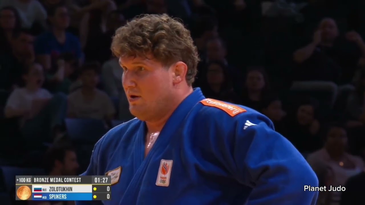 Artem ZOLOTKHIN 🇷🇺 🆚️ Jur SPIJKERS 🇳🇱 | схватка за бронзу/+100кг | Большой Шлем Париж 2026