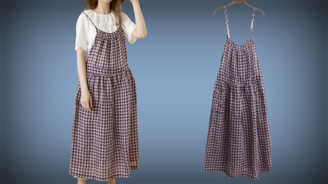 Easy and quick straight cut to make a lovely dress /쉽고 빠른 직선 재단으로 사랑스런 원피스 만들기