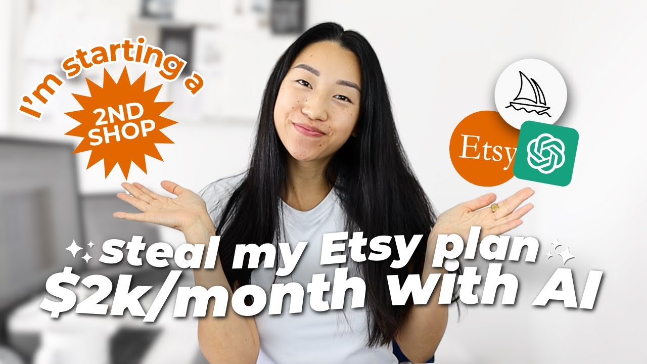 Мой план заработать 2000 долларов в месяц на моем втором магазине на Etsy | как я делаю все по-др...