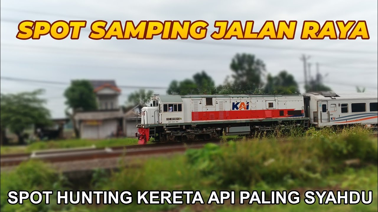 SPOT HUNTING PALING SYAHDU😌🏞️ - Hunting Kereta Api di Weleri, Kalibodri dan Pagerdawung