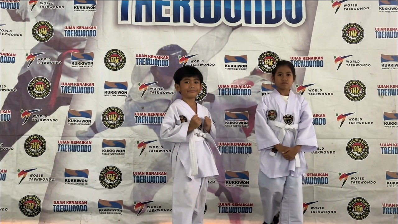Video UKT Taekowondo Mbak Mia dan Dek Arkan | Aula STT Migas, Balikpapan