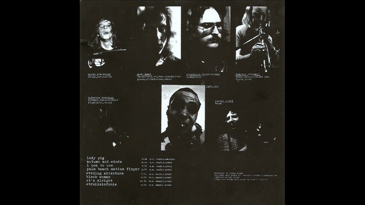 Creative Rock — Lady Pig 1974 (Germany, Krautrock/Jazz Rock)