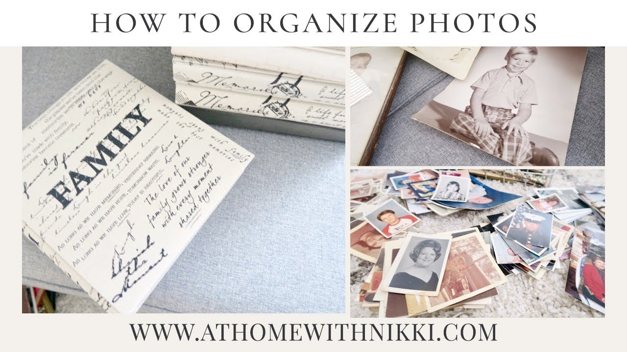HOME ORGANIZATION | How To Organize Photos