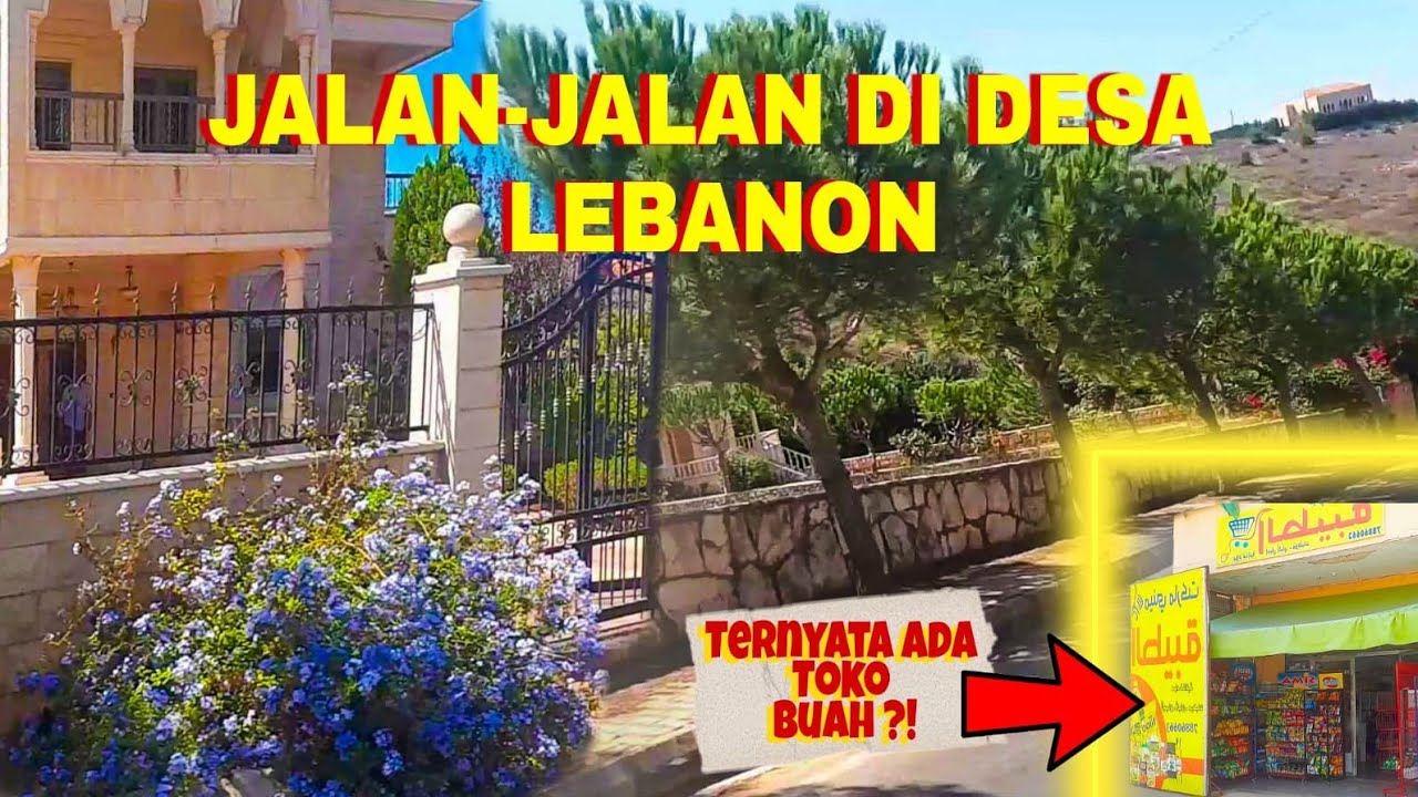jalan-jalan lihat suasana desa di Lebanon||sambil mampir beli buah#lebanon#desalebanon#arab