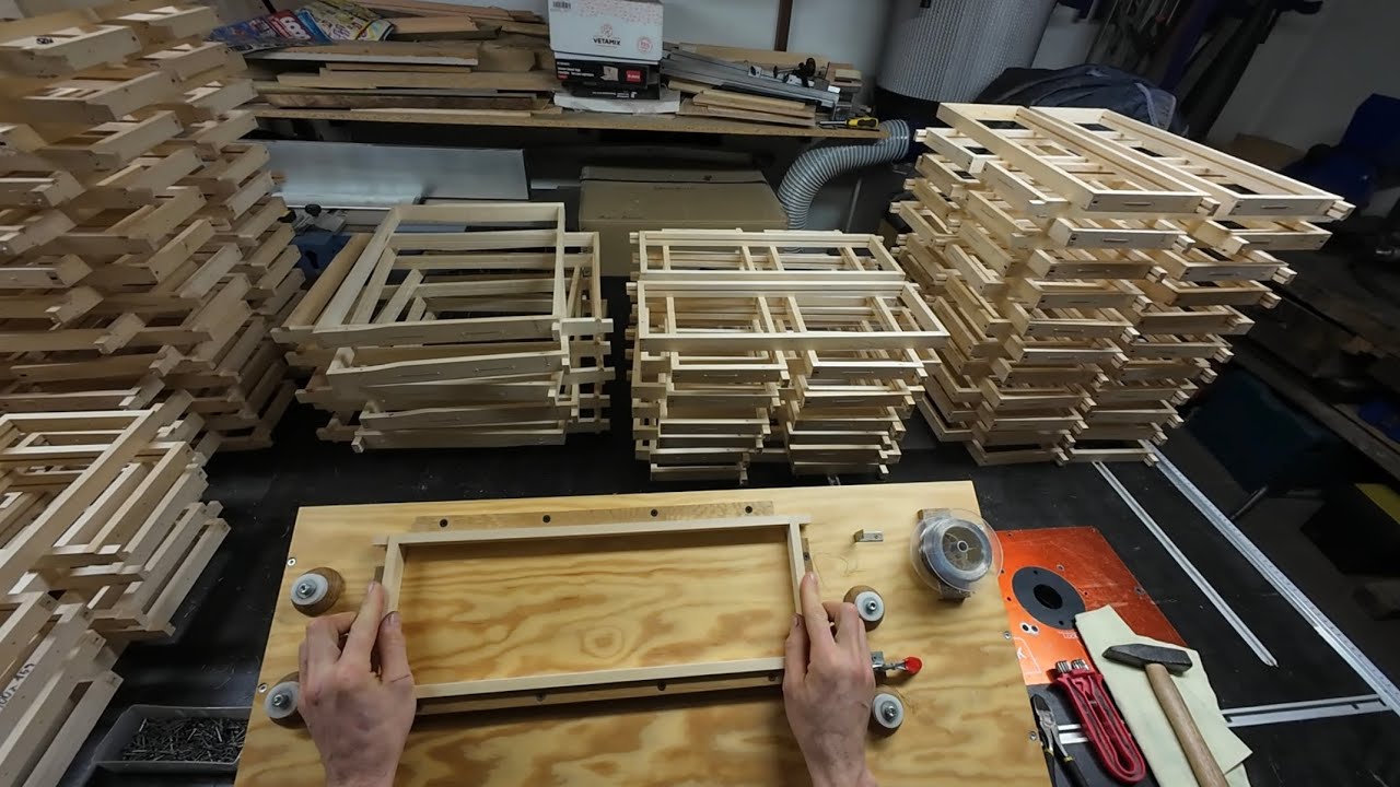Wiring of  bee frames