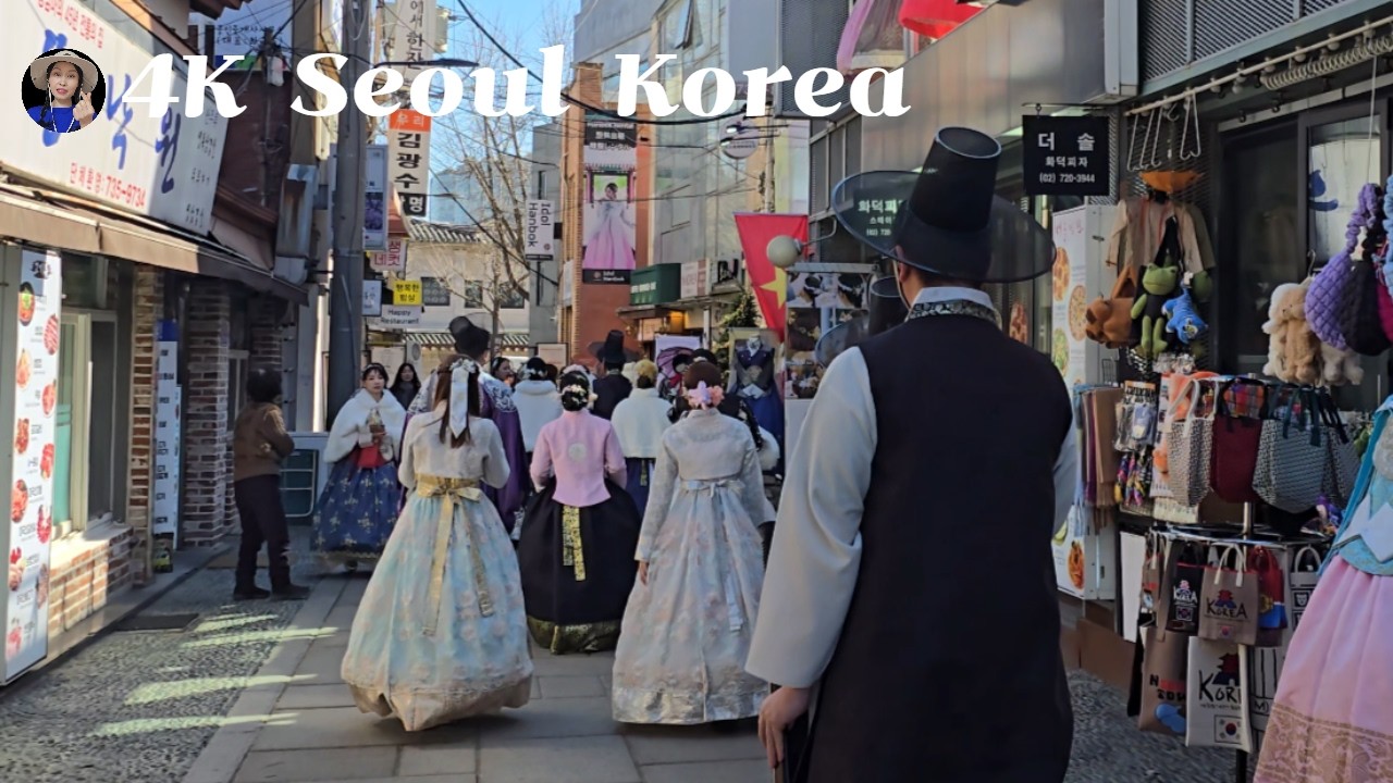 4K Walking Tour &ndash; Insadong Seoul | Traditional Culture Street Walk