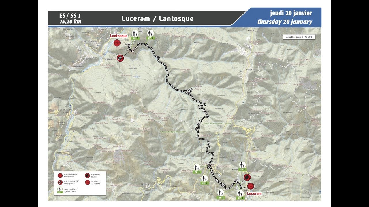 Rallye Monte Carlo 2022 / ES1 - Lucéram / Lantosque
