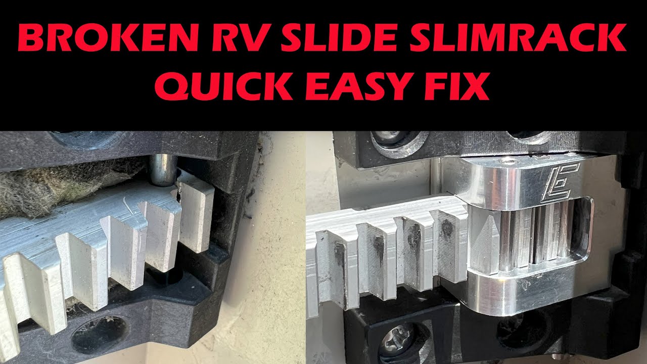 Broken RV Slide Lippert SlimRack Failure!  Quick and Easy fix.