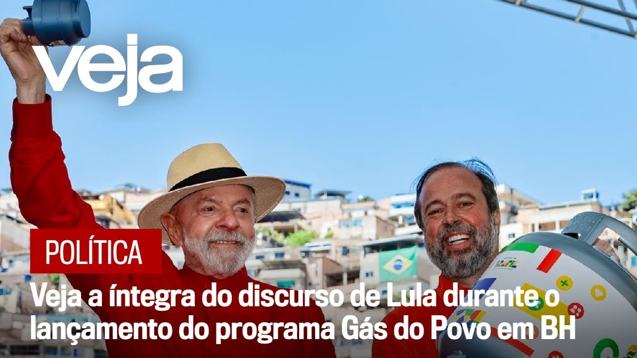 Veja a íntegra do discurso de Lula durante o lançamento do programa Gás do Povo em BH