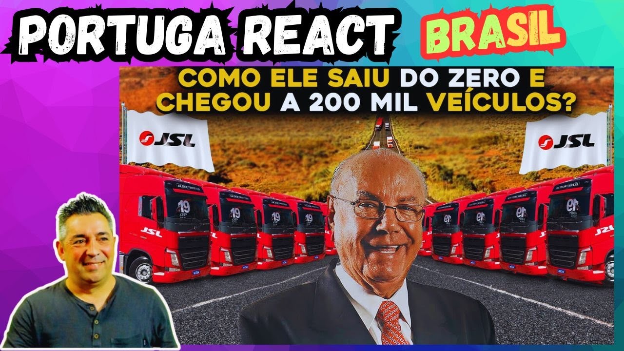 Portuga reage a COMO A MAIOR TRANSPORTADORA DO BRASIL FICOU TÃO GRANDE?