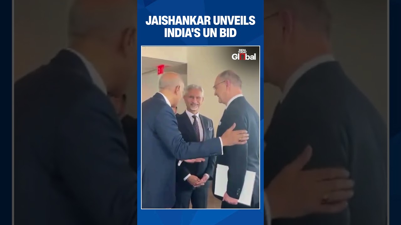 India Launches UNSC 2028-29 Campaign | Jaishankar Unveils UN Security Council Bid |#shorts