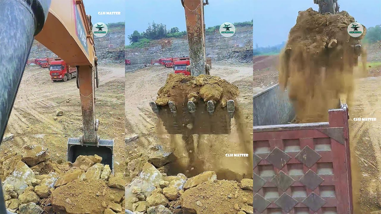 The Process Of Soil Excavation And Transportation P1252