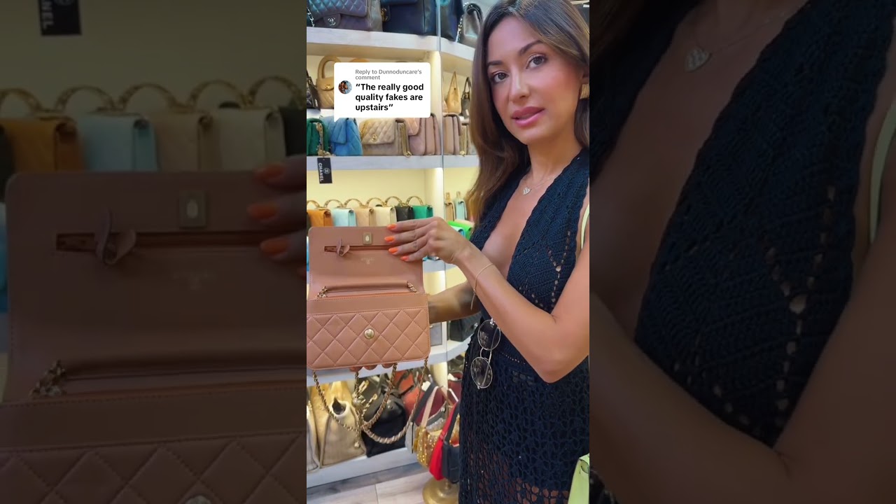 Did you know f*ke bags can give you HIVES? Do not buy them 🚫 #handbag #designer #luxury #fashion