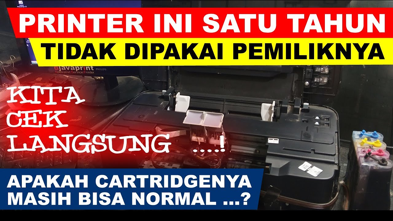 Cek Langsung Satu Tahun Printer Canon IP2770 Tidak Dipakai