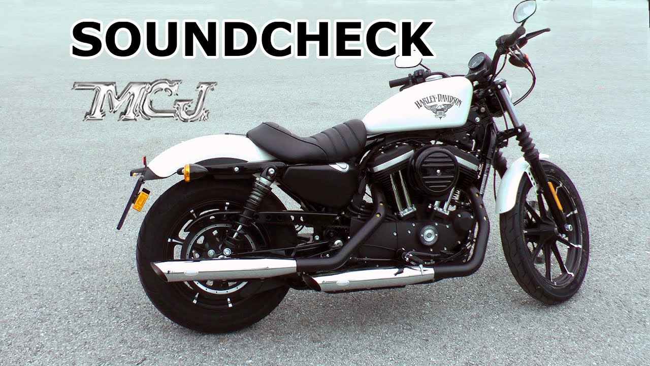 Iron 883 mit MCJ Royal 80 Klappenauspuff - Soundcheck