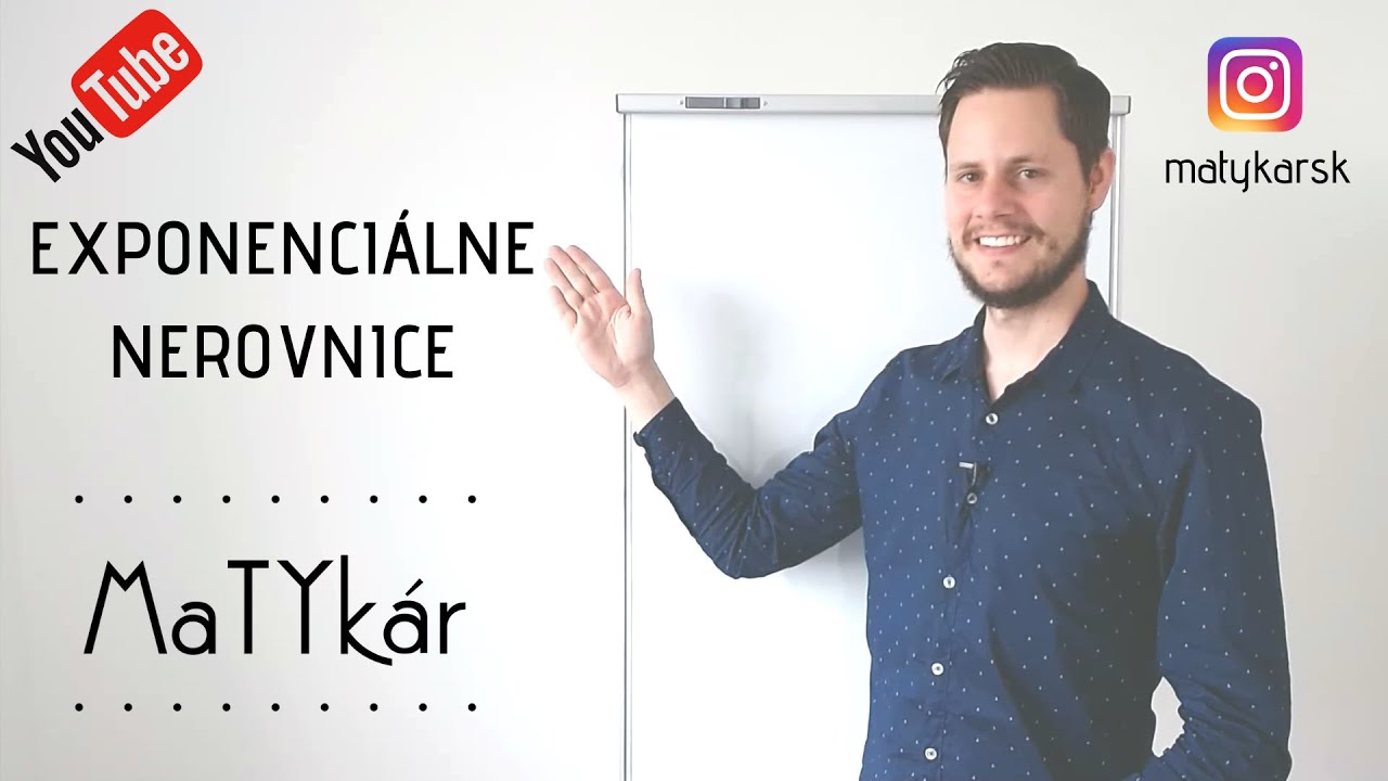 EXPONENCIÁLNE NEROVNICE - postup riešenia + príklady