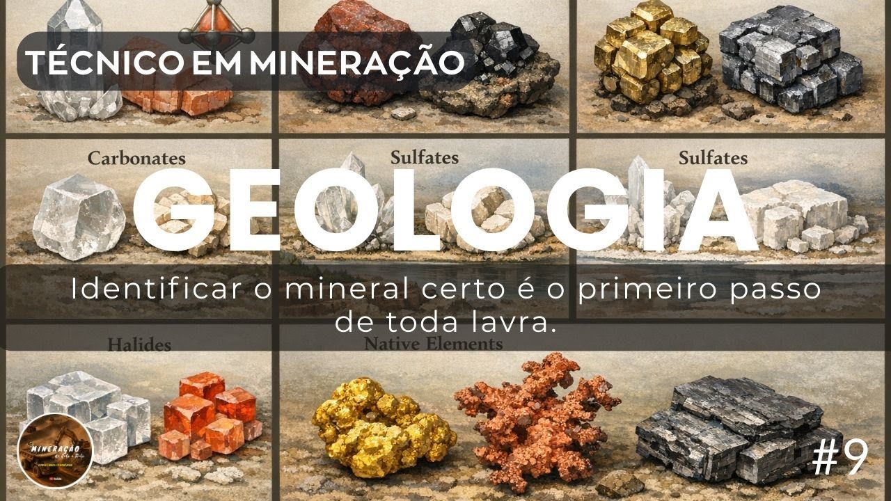 TÉCNICO EM MINERAÇÃO | MINERALOGIA Aplicada à Mineração #9