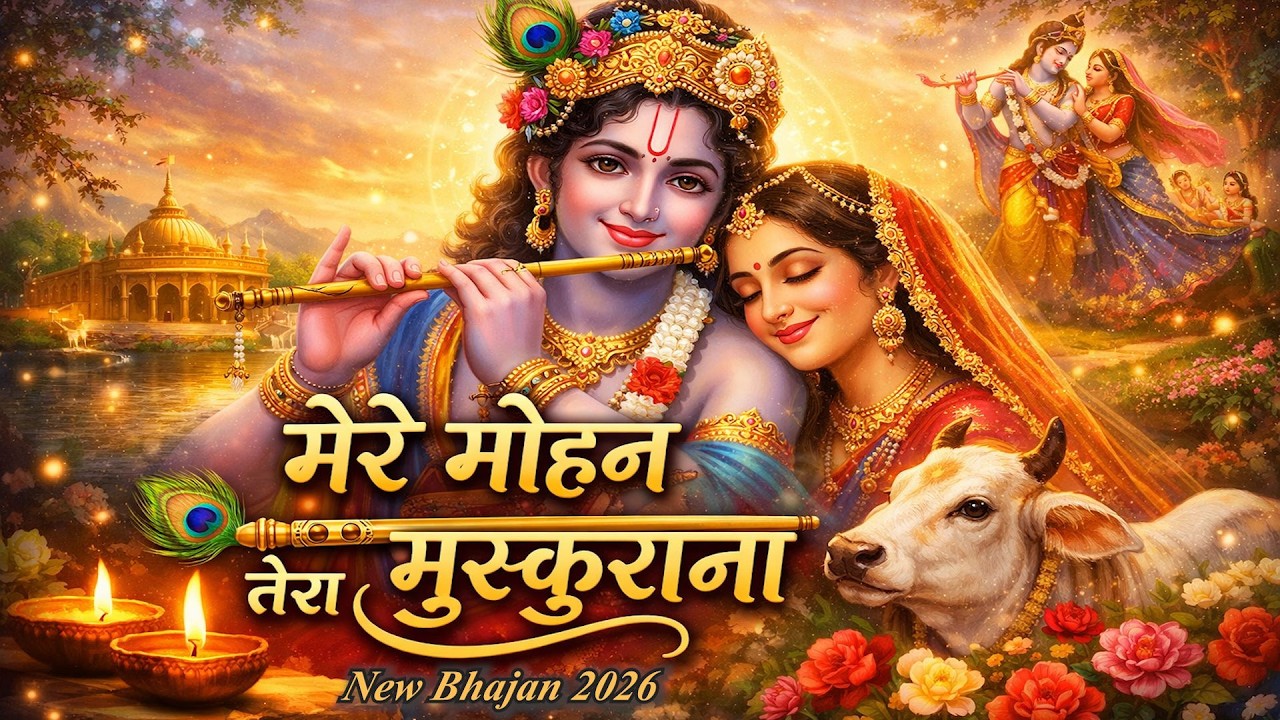 मेरे मोहन तेरा मुस्कुराना  | New Krishna Bhajan 2026 | Vaikunth Vibes | Mere Mohan Tera Muskurana  |