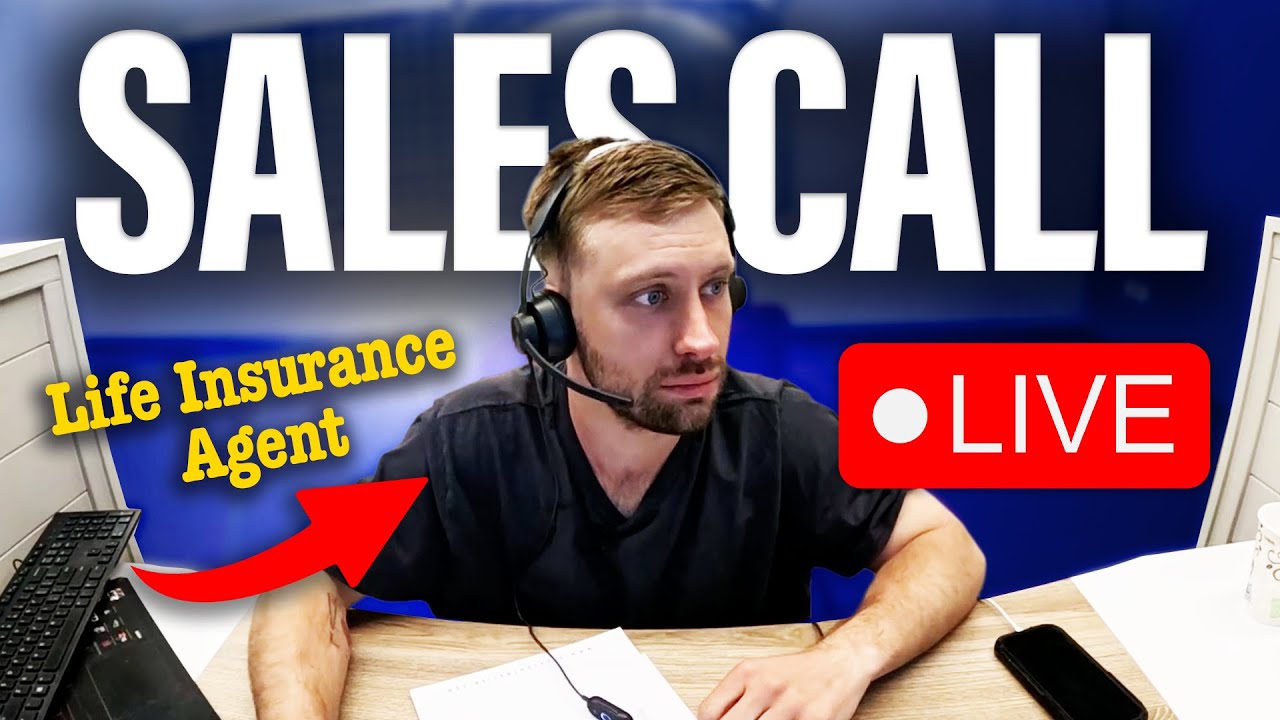 LIVE SALES CALL: Insurance Agent Sells Over The Phone!